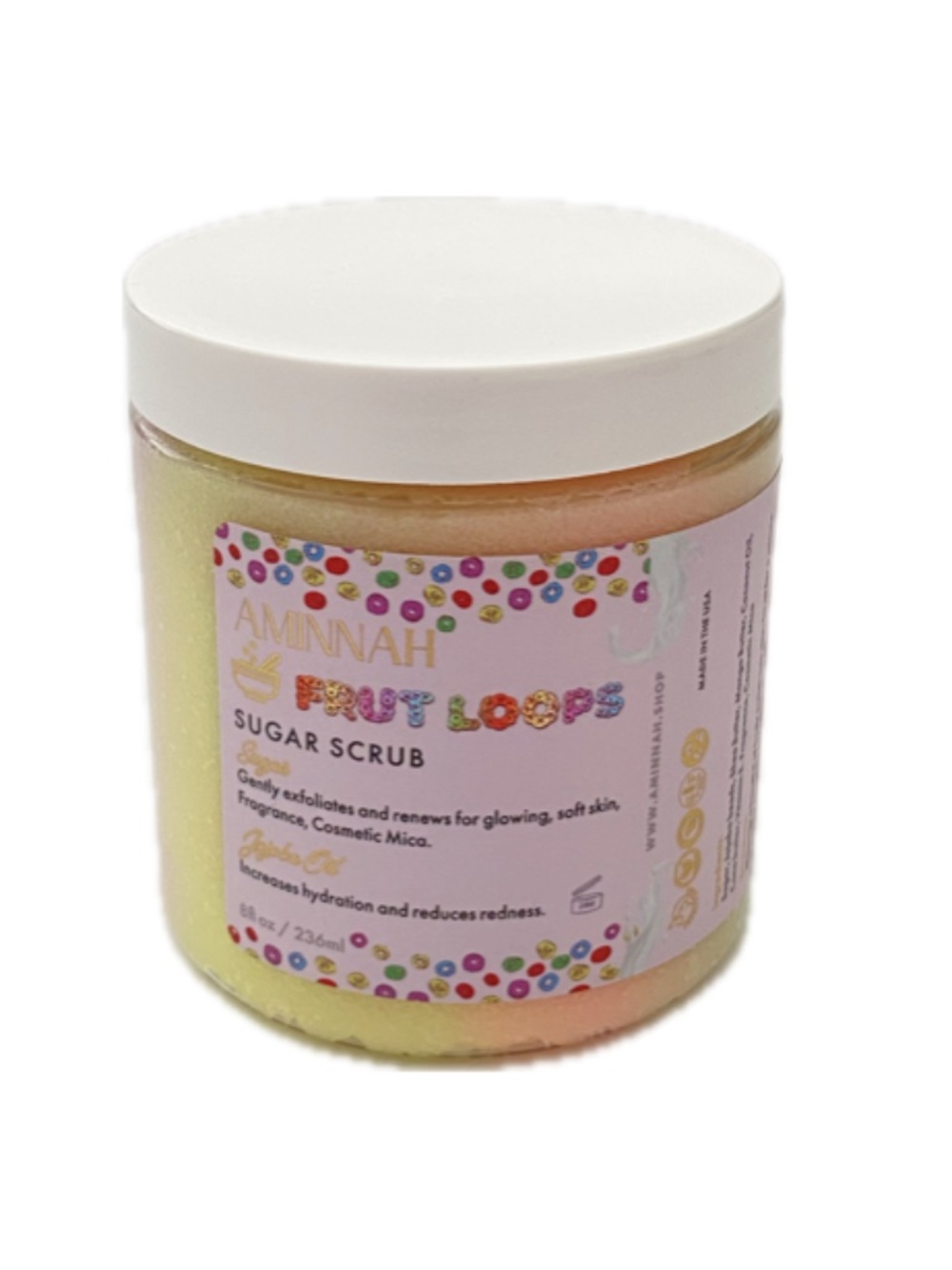 AMINNAH Frut Loops Sugar Scrub - Picture 2 of 3